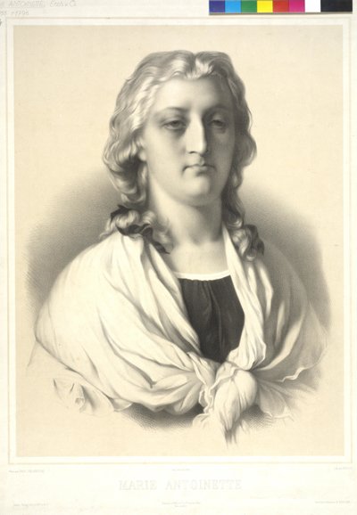 Itävallan arkkiherttuatar Marie Antoinette tekijältä Charles Bargue