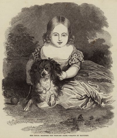 Hänen kuninkaallinen korkeutensa prinsessa Alice tekijältä Charles Baugniet