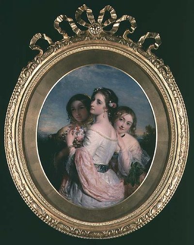 Kolme kaunista, n. 1845 tekijältä Charles Baxter
