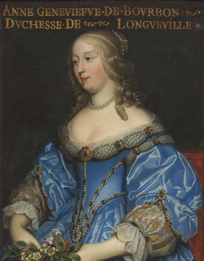 Anne-Geneviève de Bourbon-Condé 1619-1679, Longuevillen herttuatar, 1600-luvun puoliväli. tekijältä Charles Beaubrun