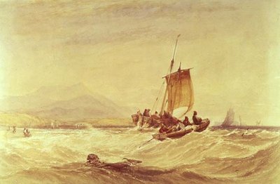 Donegal Bay, n. 1841 (akvarelli) tekijältä Charles Bentley
