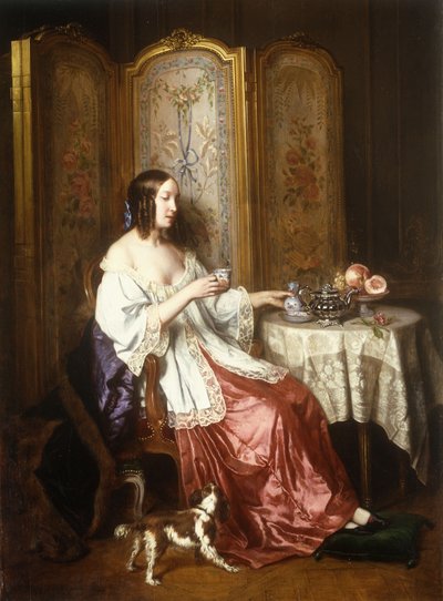 Kuppi suklaata, 1844 tekijältä Charles Beranger