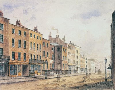Näkymä Marylebone High Streetille, 1848 tekijältä Charles Bigot