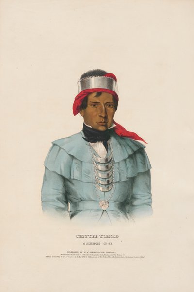 Chittee Yoholo – seminole-heimon päällikkö tekijältä Charles Bird King