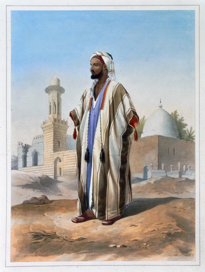 Habaan pukeutunut kaveri, 1848 tekijältä Charles Bour