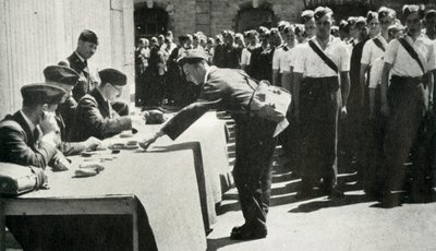 Palkkapäivän eroaika kuninkaallisissa ilmavoimissa säännöllisin väliajoin, 1941. tekijältä Charles Brown