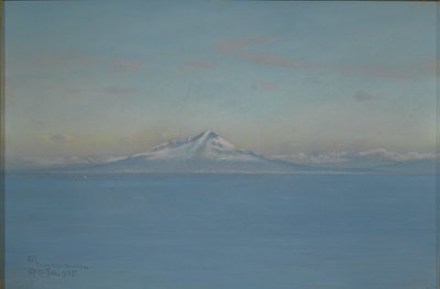Pohjoistuuli Villa Narcissuksesta, Caprilta, helmikuulta 1905 (pastelli ja värillinen kynä tai värikynä paperille) tekijältä Charles Caryl Coleman
