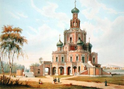 Neitsytkirkon suojelus Moskovassa, 1840-luku tekijältä Charles Claude Bachelier