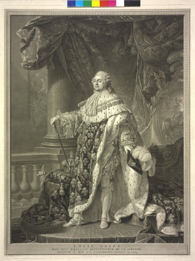Ranskan kuningas Ludvig XVI tekijältä Charles-Clément Bervic