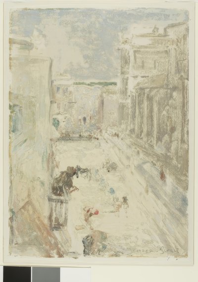 Katu Sevillassa tekijältä Charles Edward Conder