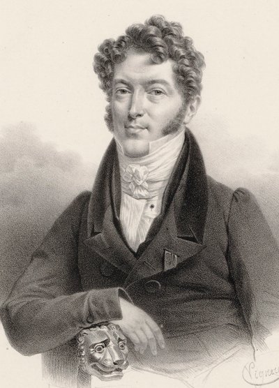 Viulisti ja säveltäjä Charles Philippe Lafontin muotokuva 1781-1839. tekijältä Charles Constans