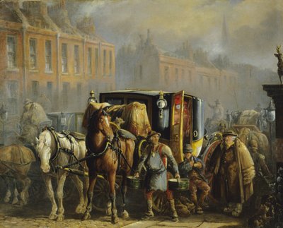 London Cab (öljy kankaalle) (katso pari numerosta 266153) tekijältä Charles Cooper Henderson