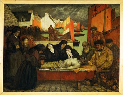 Meren maa: (maalaus kankaalle) tekijältä Charles Cottet