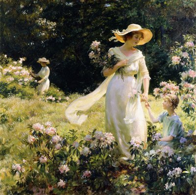 Laakerinkukkien joukossa tekijältä Charles Courtney Curran