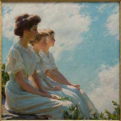 Korkeuksilla tekijältä Charles Courtney Curran