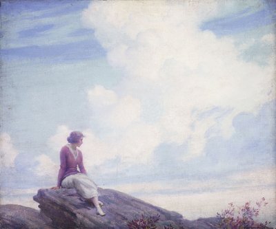 Vaaleanpunainen Pilvi tekijältä Charles Courtney Curran