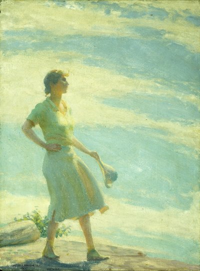 Kävely kalliolla tekijältä Charles Courtney Curran