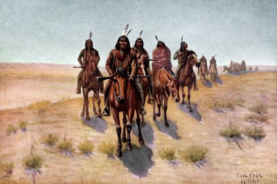 Native American Apache miehet tekijältä Charles Craig