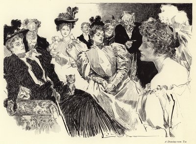 Drawing Room Tea tekijältä Charles Dana Gibson