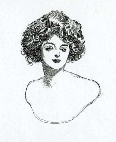 Gibson-tyttö, n. 1902 tekijältä Charles Dana Gibson