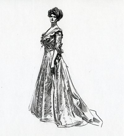 Gibson-tyttö, n. 1902 tekijältä Charles Dana Gibson