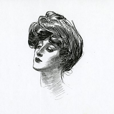 Gibson-tyttö, n. 1902 tekijältä Charles Dana Gibson