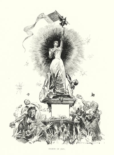 Neljäs heinäkuuta (litografia) tekijältä Charles Dana Gibson