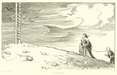 Kuvitus Social Ladderille tekijältä Charles Dana Gibson