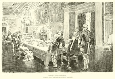 Kuvitus Social Ladderille tekijältä Charles Dana Gibson