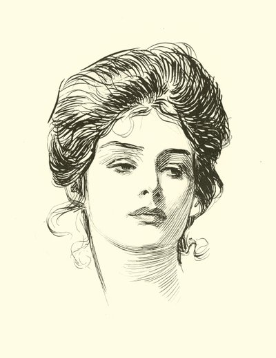 Kuvitus Social Ladderille tekijältä Charles Dana Gibson