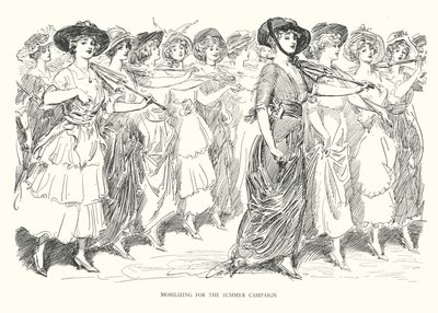 Kesäkampanjan mobilisointi (litografia) tekijältä Charles Dana Gibson
