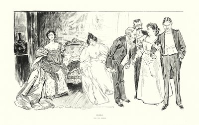 Puzzle (litografia) tekijältä Charles Dana Gibson
