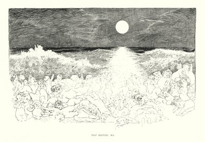 That Restless Sea (litografia) tekijältä Charles Dana Gibson