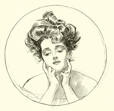 Kaunis leski tekijältä Charles Dana Gibson