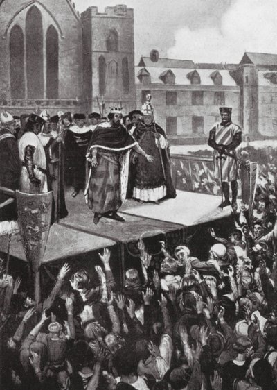 Edward I puhuttelee alamaisiaan tekijältä Charles Daniel Ward