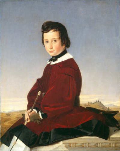 Nuoren ratsutaisen muotokuva, 1839. tekijältä Charles David