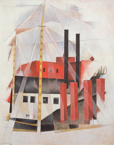 Piano Movers Holiday, 1919 tekijältä Charles Demuth