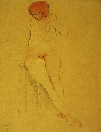Istuva alaston tekijältä Charles Demuth