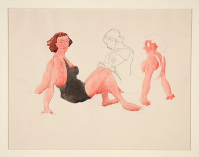 Kolme naista rannalla, Provincetown tekijältä Charles Demuth