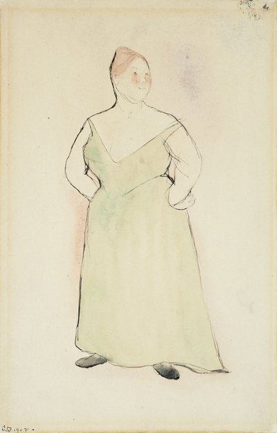 Nainen iltapuvussa tekijältä Charles Demuth