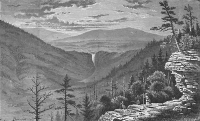 Sunset Rock, Catskill Mountains, 1883 tekijältä Charles E. H. Bonwill