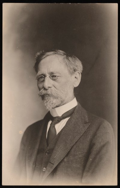Leonhard Stejnegerin muotokuva 1851-1943, noin 1910-luku. tekijältä Charles E Kerfoot