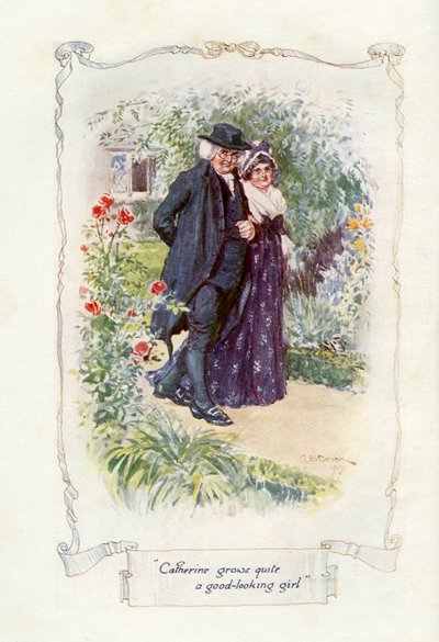 Catherine kasvaa melko hyvännäköiseksi tytöksi, 1907 (kuva) tekijältä Charles Edmund Brock