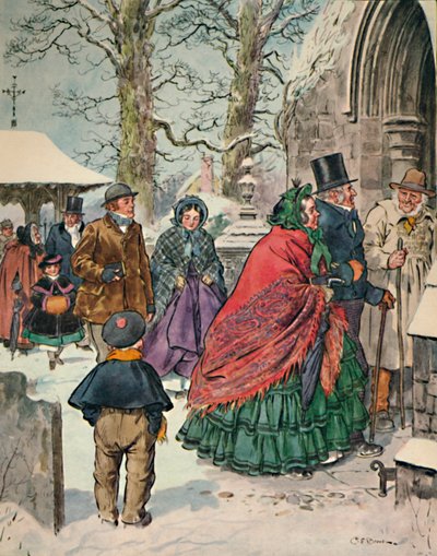 Joulusta lähtien. Alexander Smiths Essays Dreamthorp, 1862, 1923 tekijältä Charles Edmund Brock