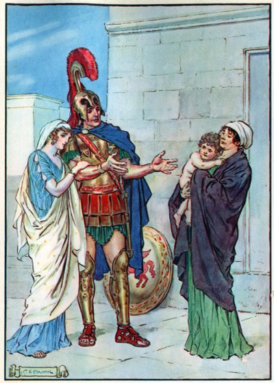 Hector ja Andromache teoksesta "The Children