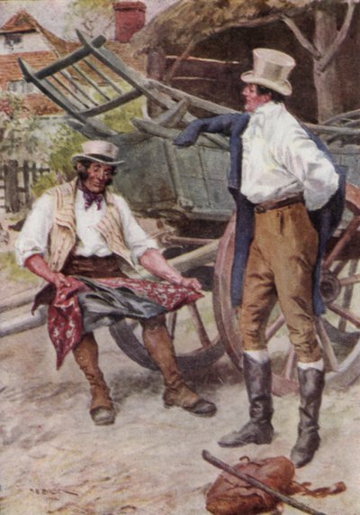 Kuvitus elokuvasta The Broad Highway a Romance of Kent tekijältä Charles Edmund Brock