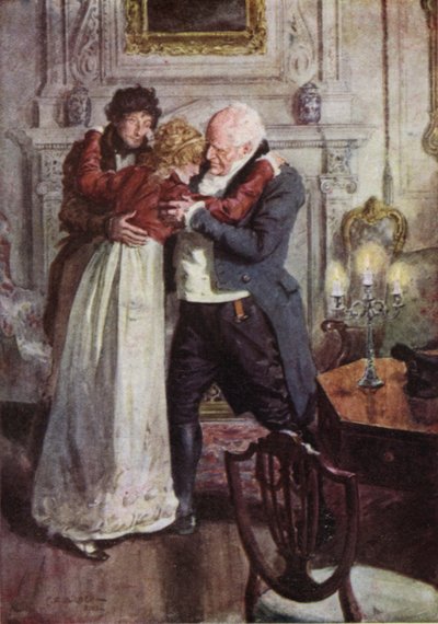 Kuvitus elokuvasta The Broad Highway a Romance of Kent tekijältä Charles Edmund Brock