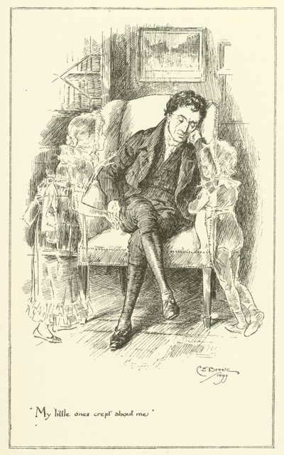 Kuvitus Charles Lambin teokseen The Essays of Elia (kaiverrus) tekijältä Charles Edmund Brock