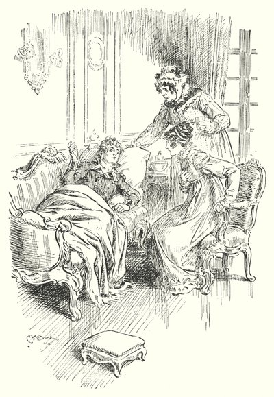 Taistelun uutiset (litografia) tekijältä Charles Edmund Brock