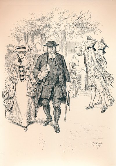 Running The Gauntlet - Vaihe VI, c1920 tekijältä Charles Edmund Brock